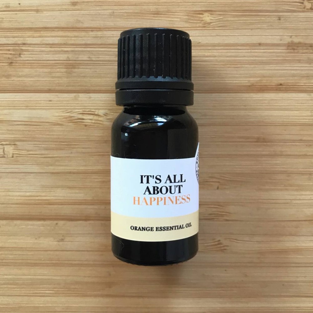 "It's all about happiness" orange essential oil